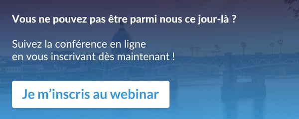 Vous ne pouvez pas être parmi nous ce jour-là  Suivez la conférence en ligne en vous inscrivant dès maintenant ! (1)